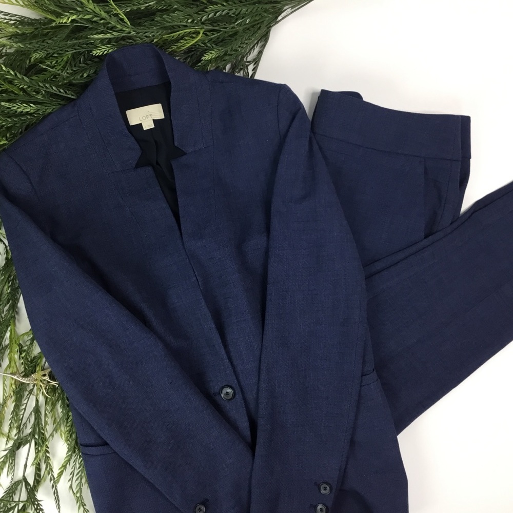 Loft Julie style dress suit jacket suit pants set